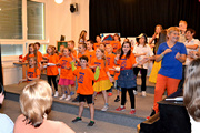 Muziklov vystoupen  1.A a 6.C, erven 2013