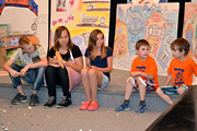 Muziklov vystoupen  1.A a 6.C, erven 2013