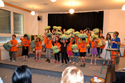 Muziklov vystoupen  1.A a 6.C, erven 2013