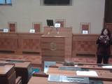 Zstupci kolnho parlamentu v Sentu R, listopad 2013