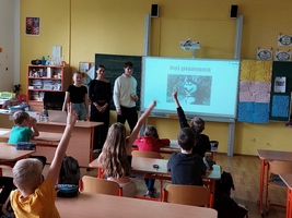 Spoluprce 4. B sMENDELU pro Zchrannou stanici eskoslovenskch vlk, kvten 2024